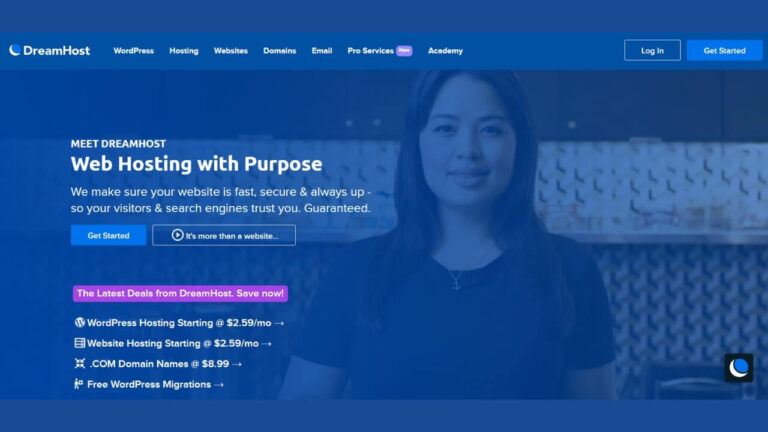 Dreamhost Website